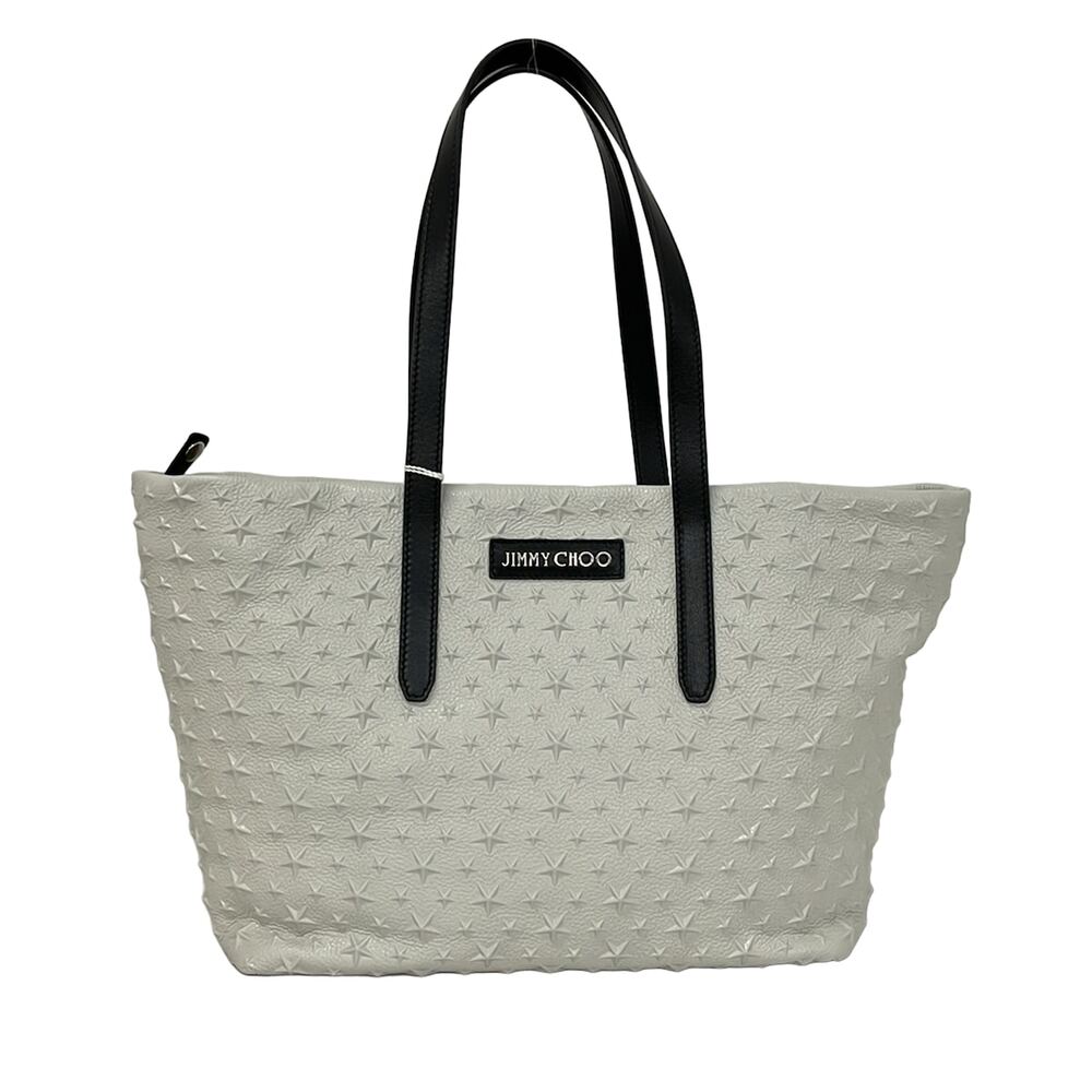 Jimmy Choo Sophie M Tote Bag Cream Black